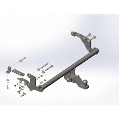 Фаркоп Mitsubishi ASX (2010-2019, з 2020--) Фаркоп Мітсубісі АСХ