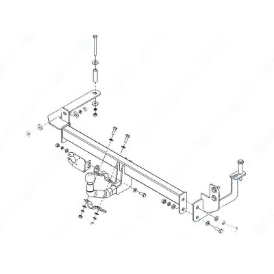 Фаркоп Шевроле Авео 2 Хетчбек, (2006-2008), Фаркоп Chevrolet Aveo 2