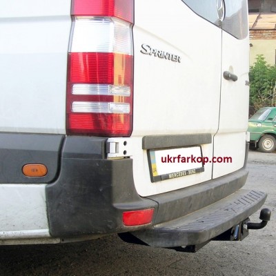 Фаркоп на Мерседес Спринтер, Фаркоп Mercedes Sprinter, (2006-2018), бампер з підніжкою