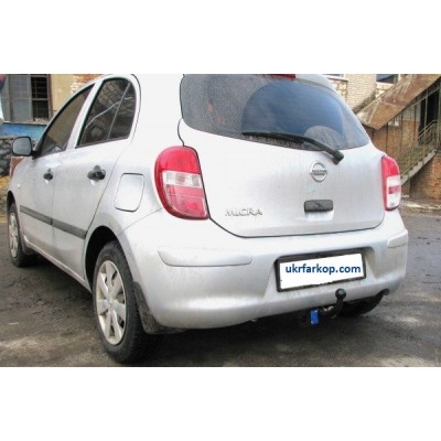 Фаркоп Nissan Micra, (c 2010--), Фаркоп на Ніссан Мікра 